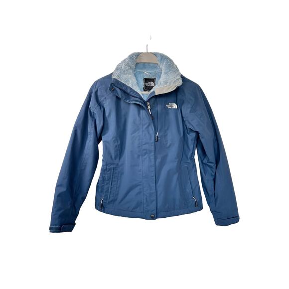 The North Face Women's Orso Fleece Lined Soft Shell Jacket Outdoor Blue Size XS - Picture 1 of 15